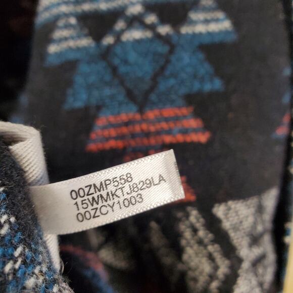 Ecote single snap front southwestern knit coat/chore coat Size Medium - Picture 5 of 11